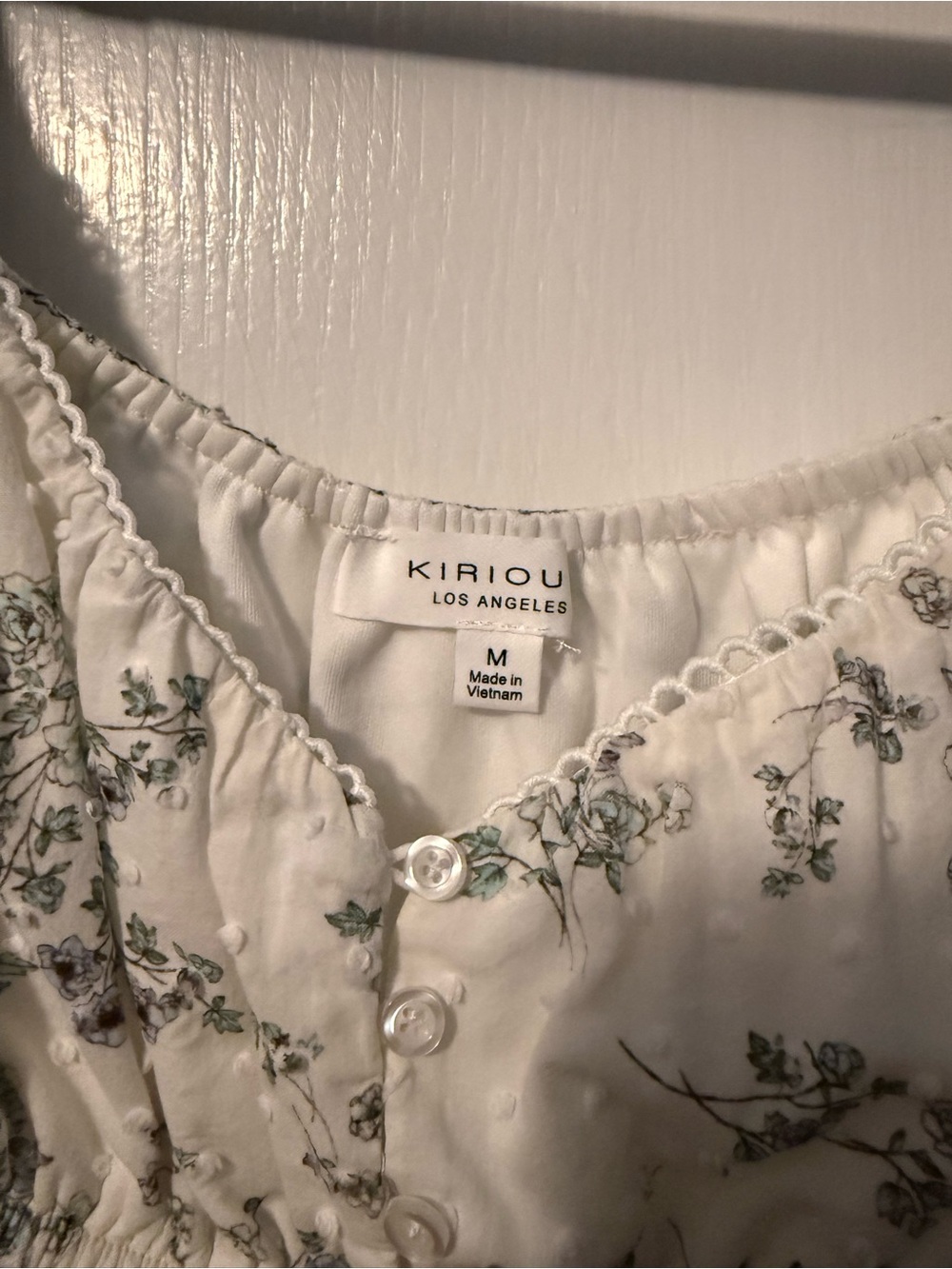 White Floral Minidress - Picture 2 of 3